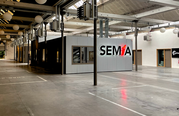 Le bureau de Semia au KMØ à Mulhouse.